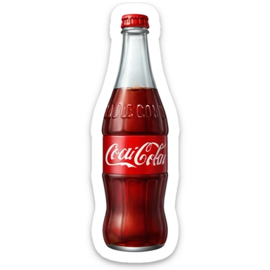 Coke bottle sticker