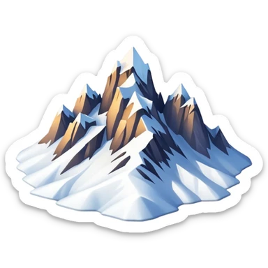 Beautiful mountains sticker