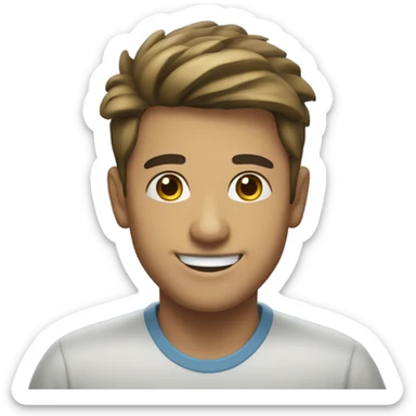 Nicholas Alexander Chavez smiling sticker