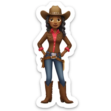 Cowgirl  sticker