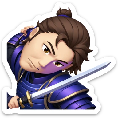 Mystic Samurai sticker