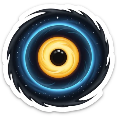 black hole sticker