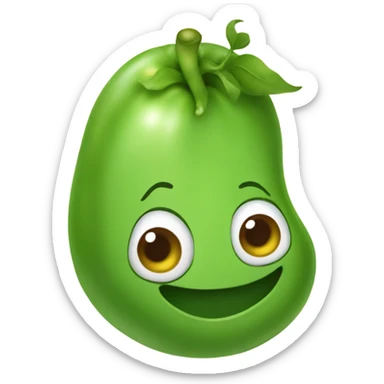 Peas in applesauce sticker
