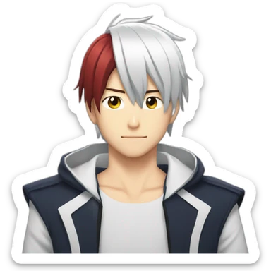 Shoto todoroki sticker