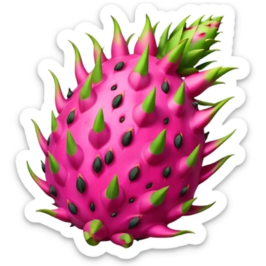Realistic Dragonfruit sticker