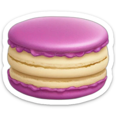 Macaron sticker