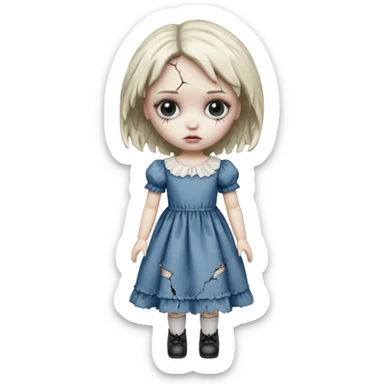 create an ugly and creepy one sticker