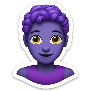 lgbt purple sticker