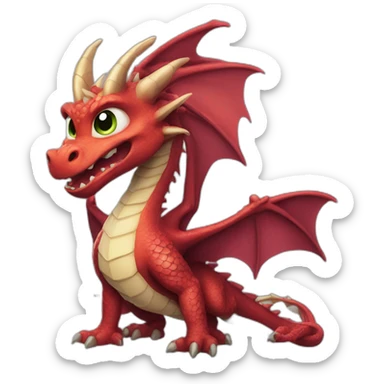 Dragon who play video games sticker