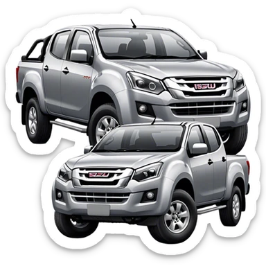 Isuzu D-MAX - Isuzu (Model Year: 2024) (Iconic colour: Grey) sticker