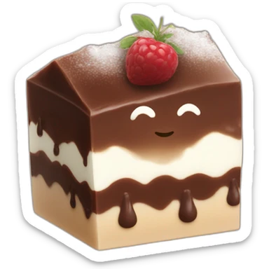 pino ice chocolate japan sticker
