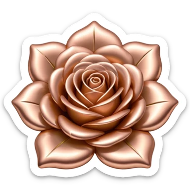 Rose gold jewelry sticker
