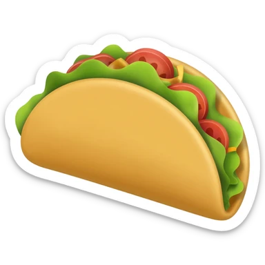 Taco sticker