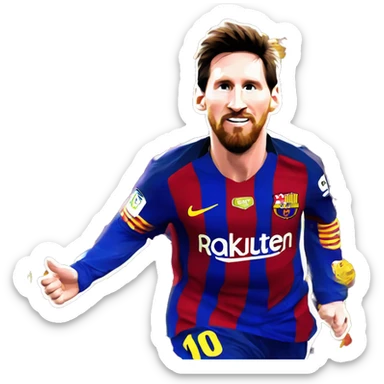 Messi Messi Ankara Messi Messi Ankara Messi gooooooal sticker