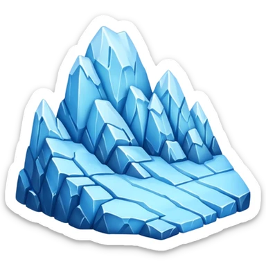 Glacier sticker