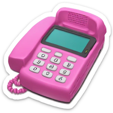 2000 flip phone pink  sticker