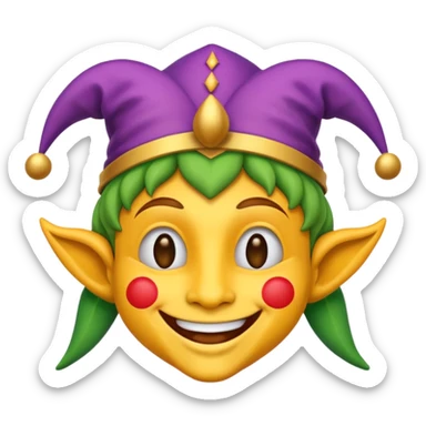 jester emoji  sticker