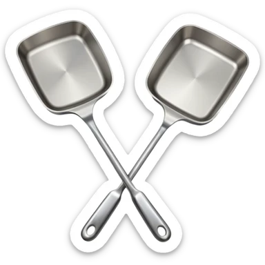 pan and spatula sticker