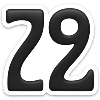 A big black plus, but this time with a number "2" to the right of it sticker