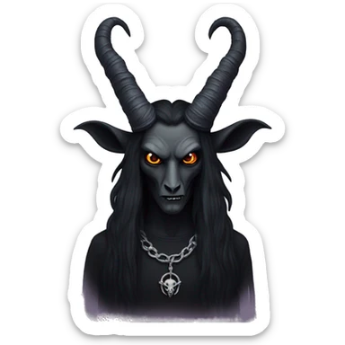 Goth Baphomet sticker