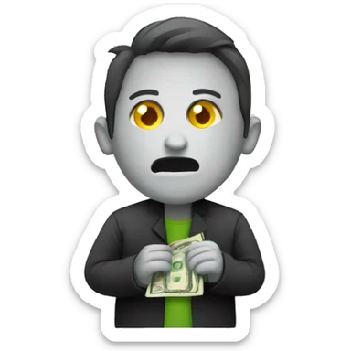 Digital Cash Addict sticker