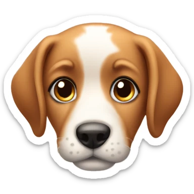 pretty puppy sticker