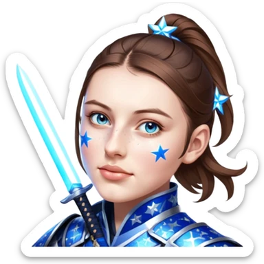 Celestial Samurai sticker