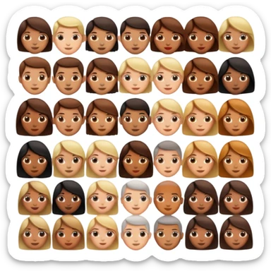 world people sticker