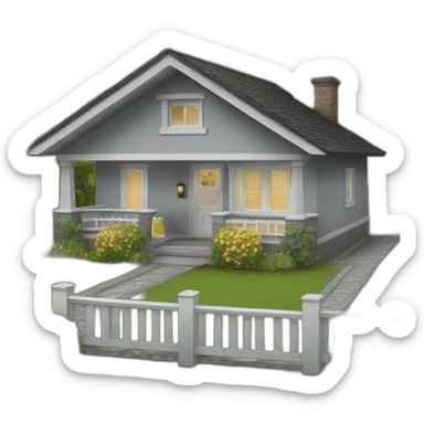bungalow sticker
