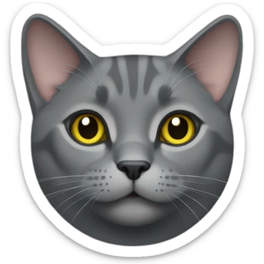 Chartreux cat sticker