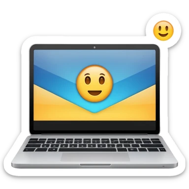 laptop with “1C” on the screen sticker