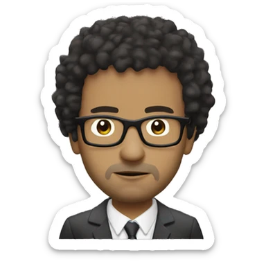 Maurice Moss from the IT Crowd computer sticker