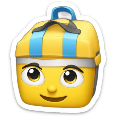 yellow courier sticker