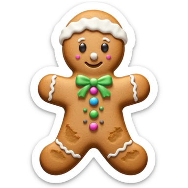 Christmas cookie sticker