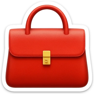 red hermes bag sticker