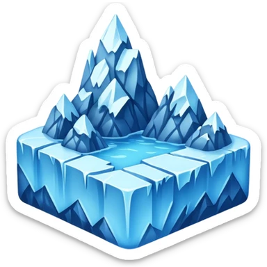 Glacier sticker