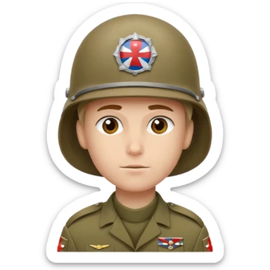 Czech republic soldier sticker