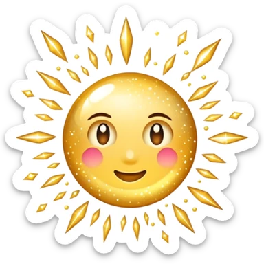 sparkle icon with lots of sparkles sticker