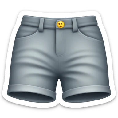 Shorts with drop sticker