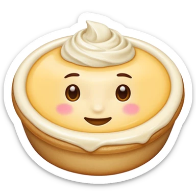 Palo color crema sticker