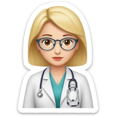 doctor woman a higm size sticker