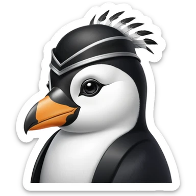 imperial pinguin studying economics and mangement sticker