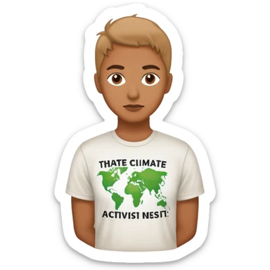 climate activist climate activist shirt sticker