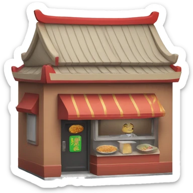 chinese takeaway sticker