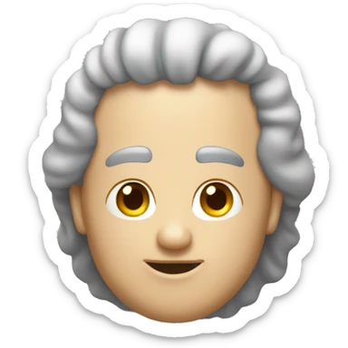 un gros sur un pc  sticker