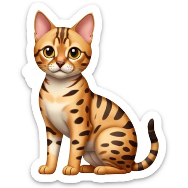 Bengal cat sticker