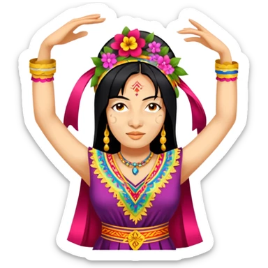 Traditional Dancer sticker
