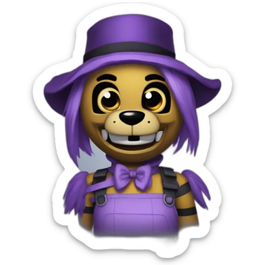 Bonnie from five nights at Freddy’s  sticker
