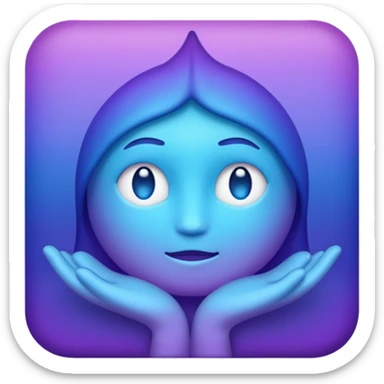 An emoji for mental wellness, calming, mystical for Reclaim sticker