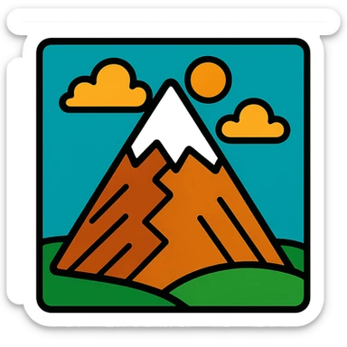 little alchemy style icon
subject: mountain
border: medium-black sticker
